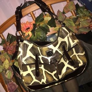 Stylish Brown and Cream Women's Bag